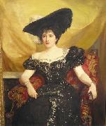 John Singer Sargent Portrait of Jennie Churchill Sweden oil painting artist